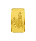 Load image into Gallery viewer, Horse Gold Rectangle Bar – 999.9 Pure Gold