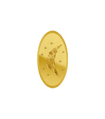 Load image into Gallery viewer, Moon Flower Gold Oval – 999.9 Pure Gold