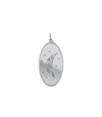 Load image into Gallery viewer, Moon Silver Pendant – 999.0 Fine Silver