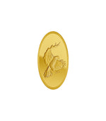Load image into Gallery viewer, Eagle Gold Oval – 999.9 Pure Gold
