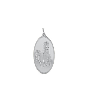 Horse Silver Pendant – 999.0 Fine Silver