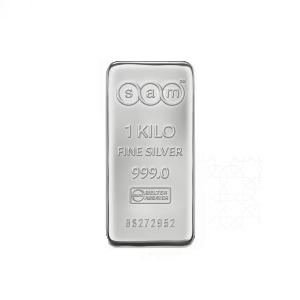 Casted Silver Bar – 1 KG – 999.0 Fine Silver