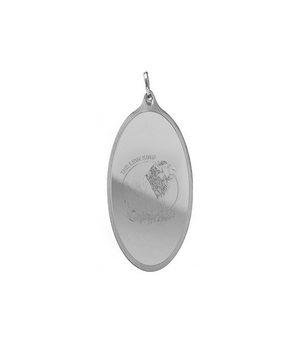 Lion Silver Pendant – 999.0 Fine Silver