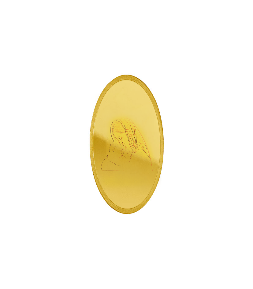 My Heart Oval – 999.9 Pure Gold