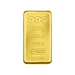 Load image into Gallery viewer, SAM 250g Cast Gold Bar – 999.9 Pure Gold
