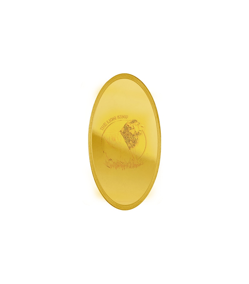 Lion Gold Oval – 999.9 Pure Gold